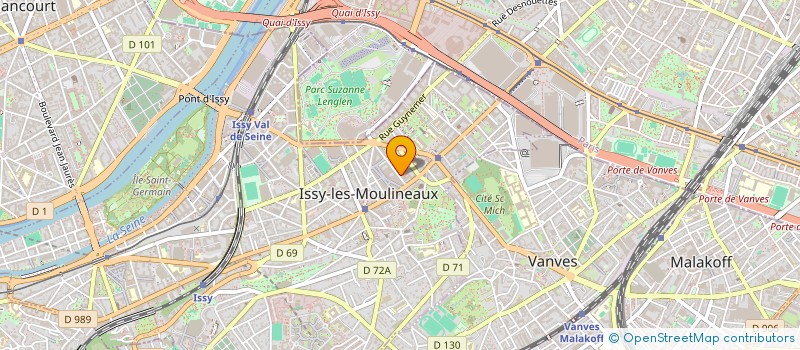 localisation de l'entreprise 852 814 466 à ISSY-LES-MOULINEAUX