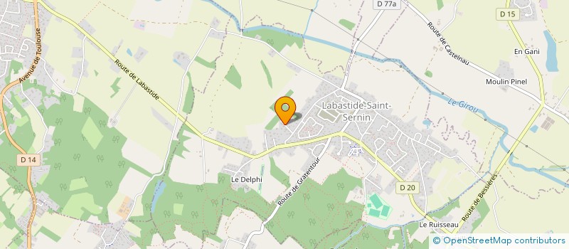 localisation de l'entreprise 852 815 497   LABASTIDE-SAINT-SERNIN