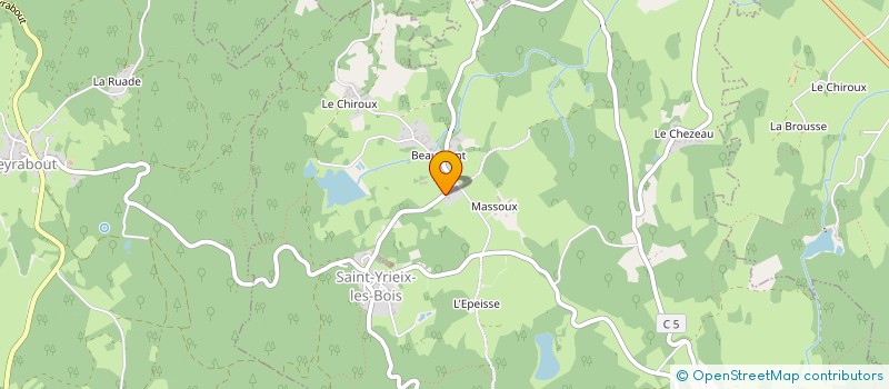 localisation de l'entreprise 852 822 824   SAINT-YRIEIX-LES-BOIS