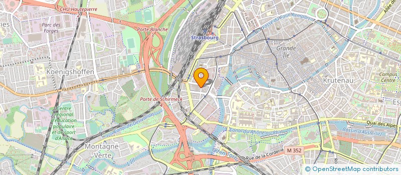 localisation de l'entreprise 852 840 172 à STRASBOURG