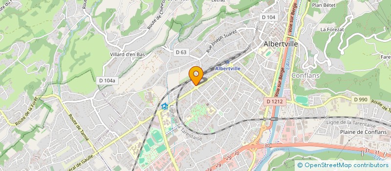 localisation de l'entreprise 852 841 303   ALBERTVILLE