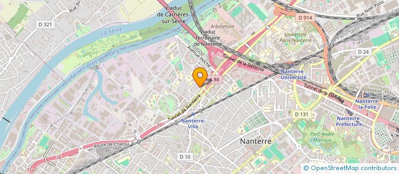 localisation de l'entreprise 852 841 899   NANTERRE