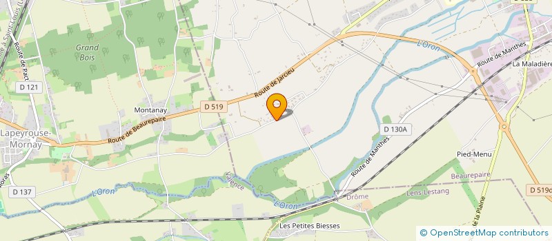 localisation de l'entreprise 852 852 375 à BEAUREPAIRE