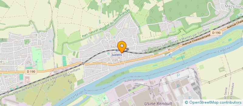 localisation de l'entreprise 852 853 753   JUZIERS