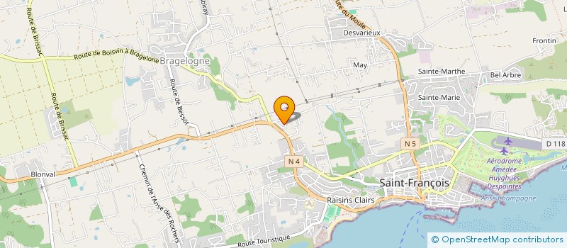 localisation de l'entreprise 852 872 357 à SAINT-FRANCOIS