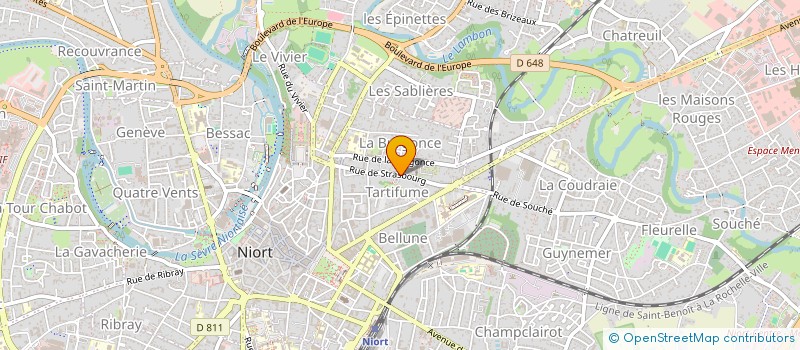 localisation de l'entreprise 852 896 745 à NIORT