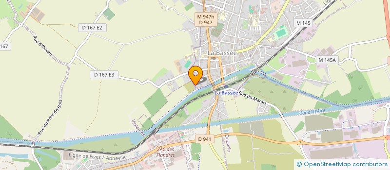 localisation de l'entreprise 852 909 357   LA BASSEE