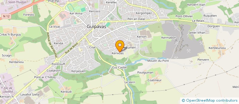 localisation de l'entreprise 852 917 913   GUIPAVAS