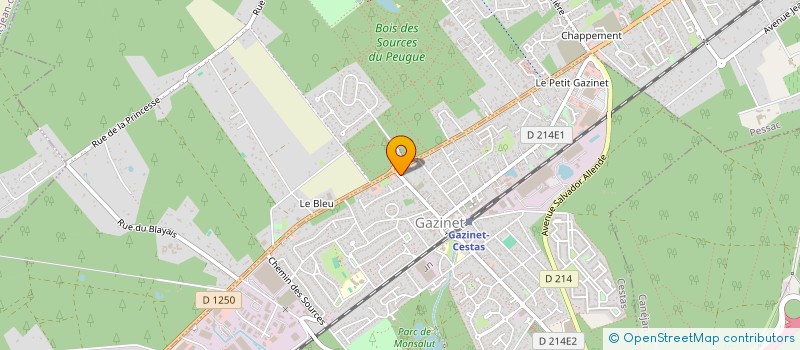 localisation de l'entreprise 852 922 665 à PESSAC