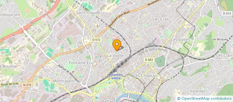 localisation de l'entreprise 852 924 976   MONTBELIARD