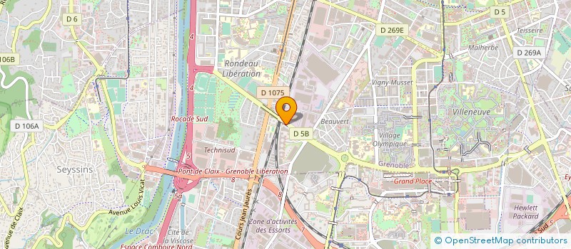 localisation de l'entreprise 852 931 799  à GRENOBLE