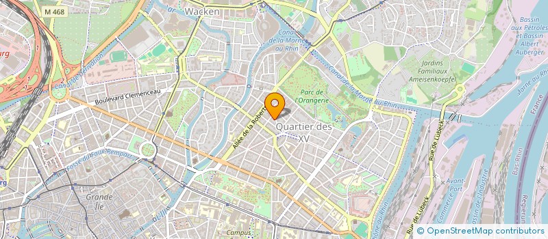 localisation de l'entreprise 852 961 226 à STRASBOURG