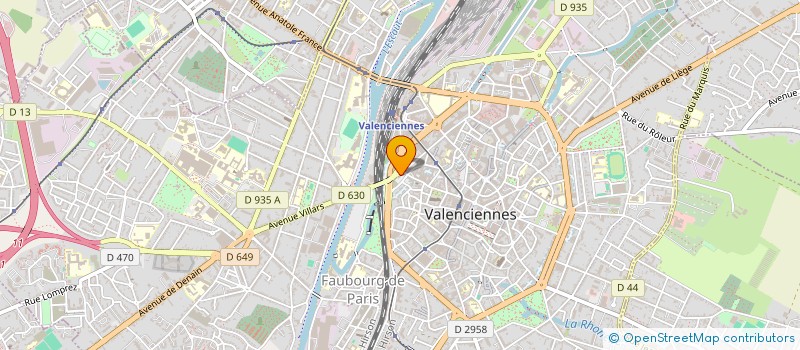 localisation de l'entreprise 852 963 164   VALENCIENNES