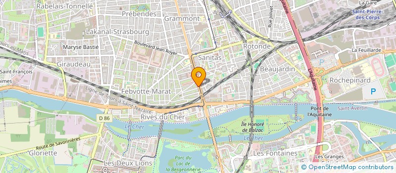 localisation de l'entreprise 852 968 585   TOURS