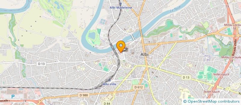 localisation de l'entreprise 853 018 323   ALBI