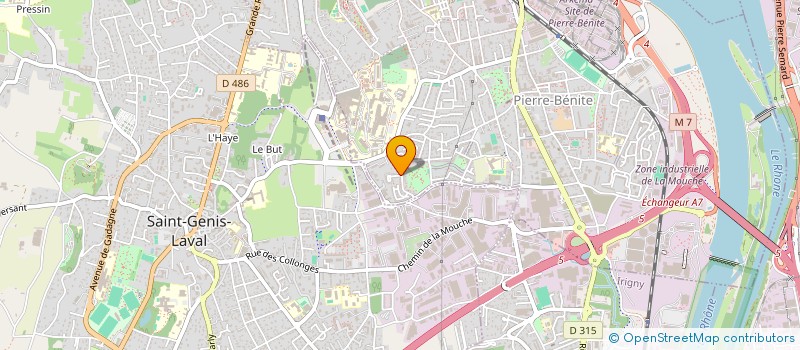 localisation de l'entreprise 853 024 925   OULLINS-PIERRE-BENITE