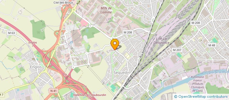 localisation de l'entreprise 853 073 286   SEQUEDIN