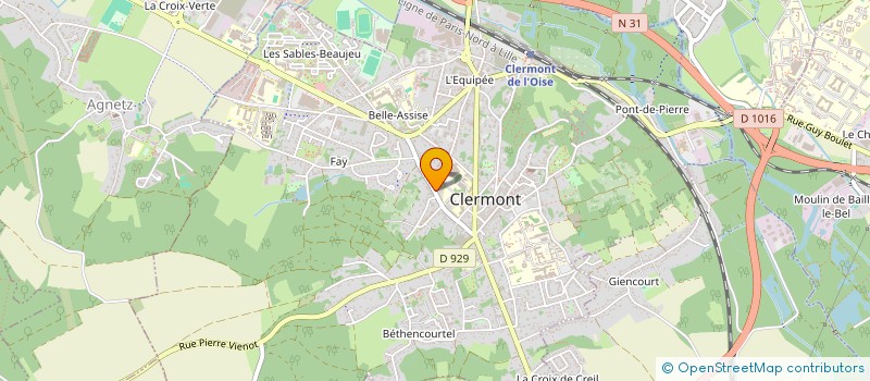 localisation de l'entreprise 853 085 132 à CHANTILLY