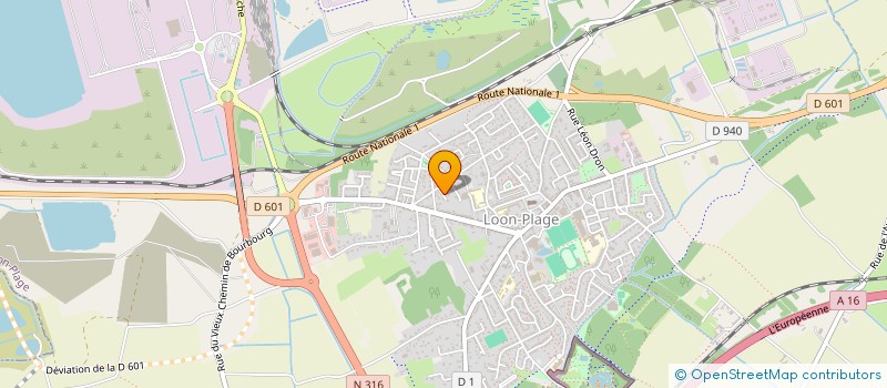 localisation de l'entreprise 853 099 620   LOON-PLAGE