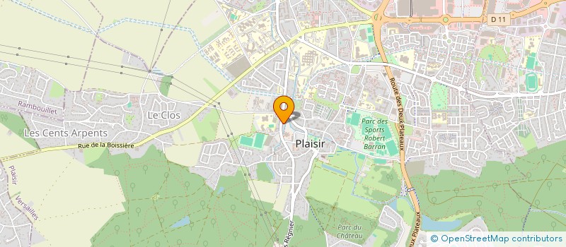 localisation de l'entreprise 853 104 503   PLAISIR