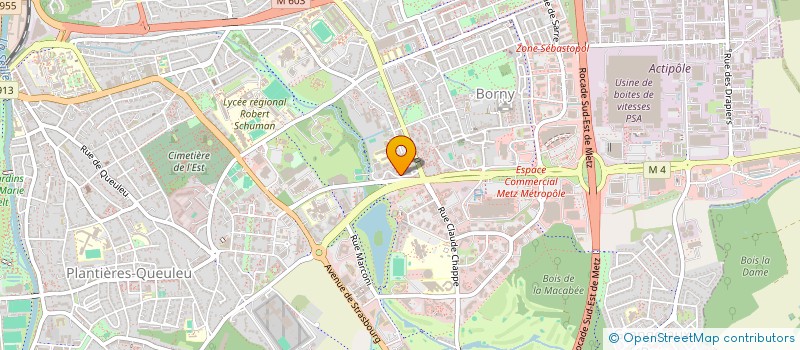 localisation de l'entreprise 853 115 368   METZ