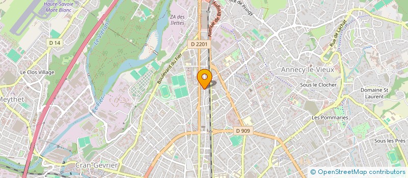 localisation de l'entreprise 853 121 218  à ANNECY