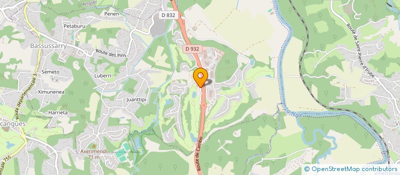 localisation de l'entreprise 853 129 740   MERIGNAC