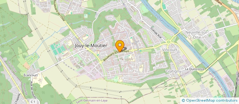 localisation de l'entreprise 853 131 647 à JOUY-LE-MOUTIER