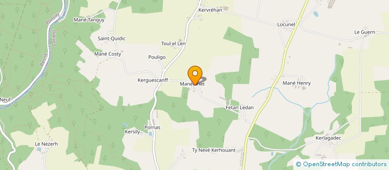 localisation de l'entreprise 853 158 277 à RIEC-SUR-BELON