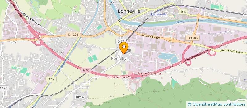 localisation de l'entreprise 853 163 665   BONNEVILLE