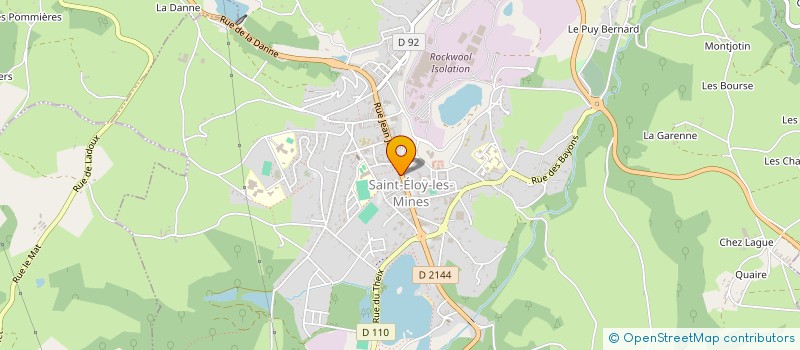 localisation de l'entreprise 853 193 548   SAINT-ELOY-LES-MINES