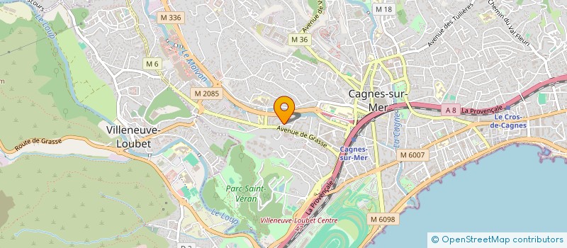 localisation de l'entreprise 853 195 147   CAGNES-SUR-MER