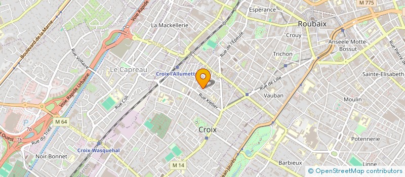 localisation de l'entreprise 853 199 552   CROIX