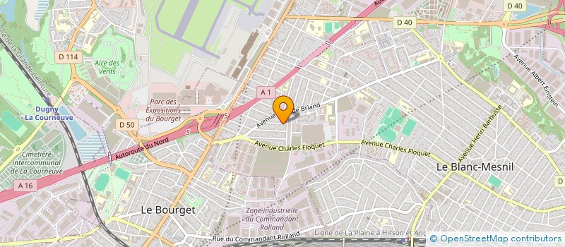 localisation de l'entreprise 853 200 848   LE BLANC-MESNIL