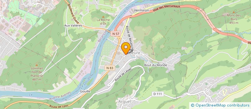 localisation de l'entreprise 853 213 197   BESANCON