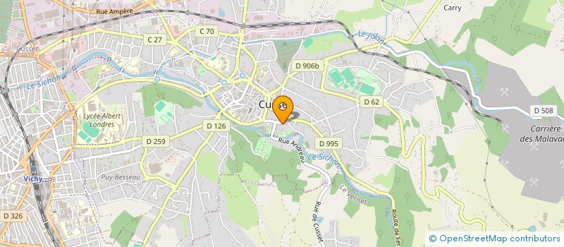 localisation de l'entreprise 853 221 166  à CUSSET