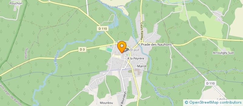 localisation de l'entreprise 853 225 936   VILLANDRAUT