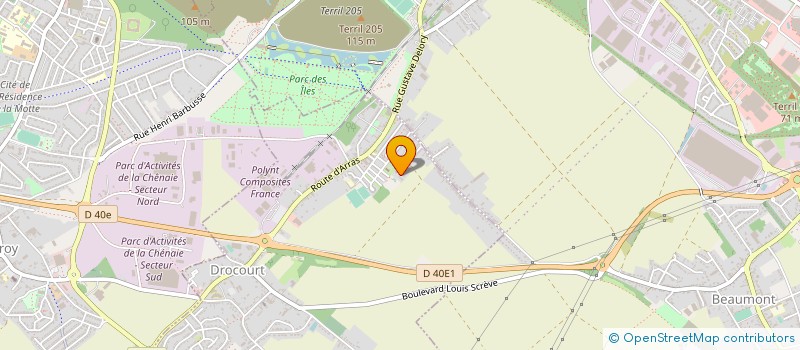 localisation de l'entreprise 853 229 789   DROCOURT