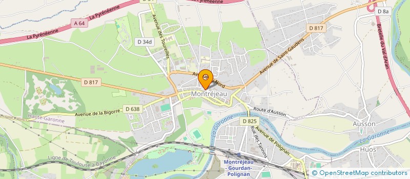 localisation de l'entreprise 853 233 385   MONTREJEAU