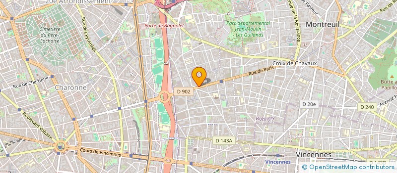 localisation de l'entreprise 853 245 496 à MONTREUIL