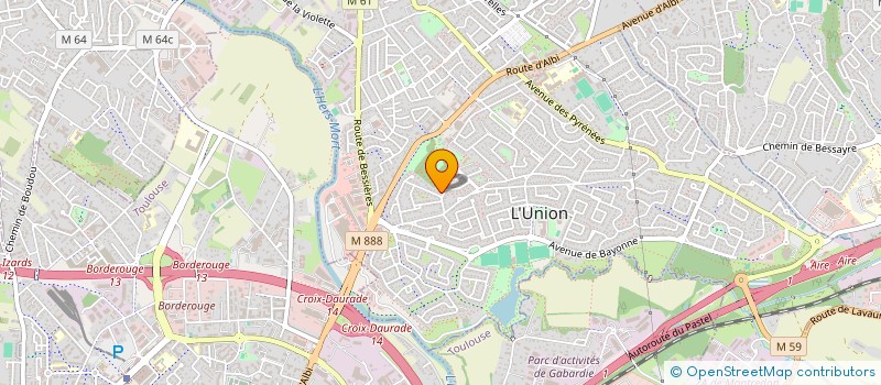 localisation de l'entreprise 853 255 925 à L'UNION