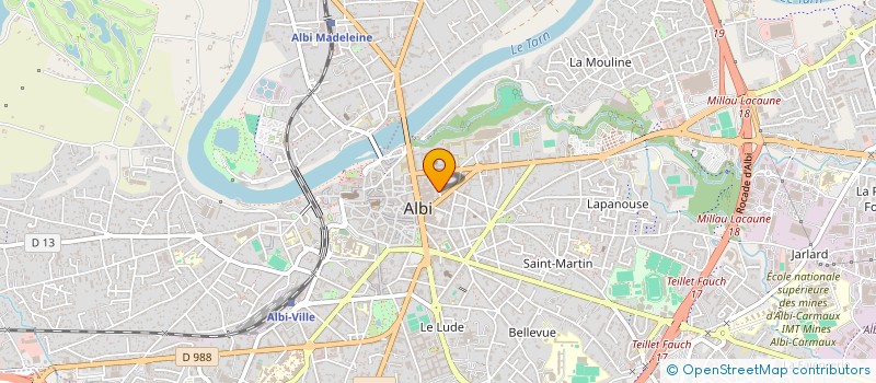 localisation de l'entreprise 853 262 798  à ALBI