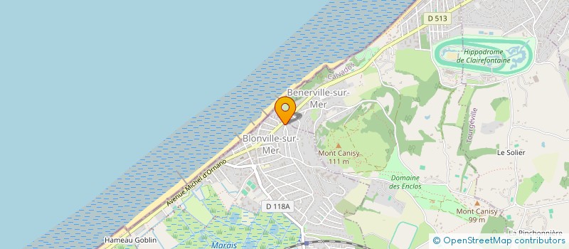 localisation de l'entreprise 853 289 239   BLONVILLE-SUR-MER