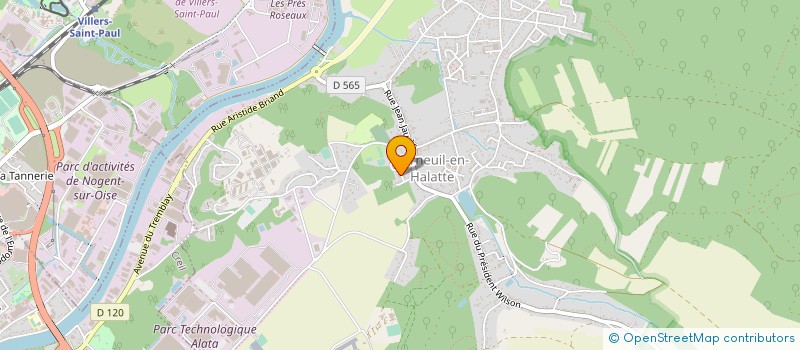 localisation de l'entreprise 853 296 309   VERNEUIL-EN-HALATTE