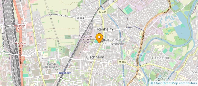 localisation de l'entreprise 853 297 364 à BISCHHEIM