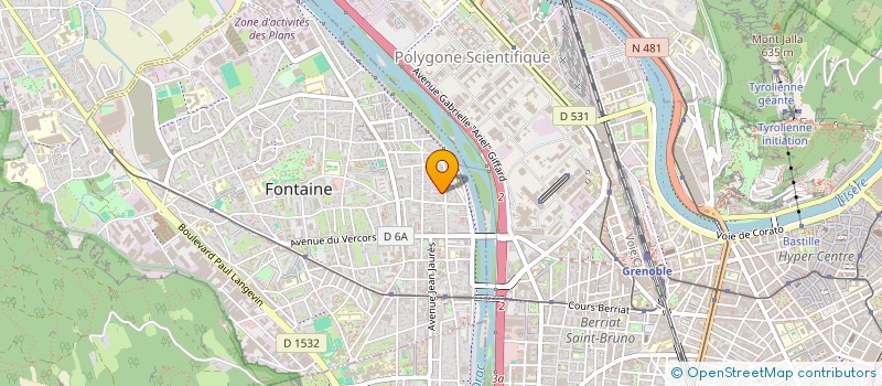 localisation de l'entreprise 853 300 937   VOIRON