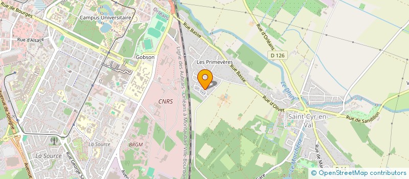 localisation de l'entreprise 853 309 318 à SAINT-CYR-EN-VAL