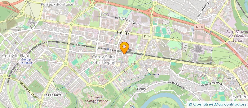 localisation de l'entreprise 853 336 246   CERGY