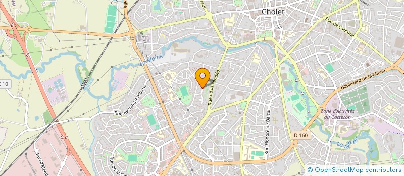 localisation de l'entreprise 853 349 595  à CHOLET