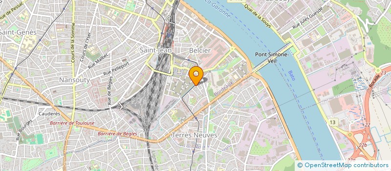 localisation de l'entreprise 853 350 791  à BEGLES